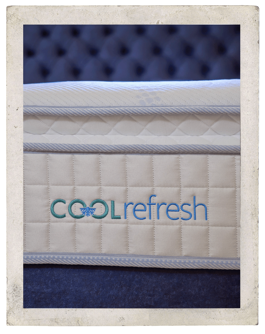 Cool refresh mattress close up
